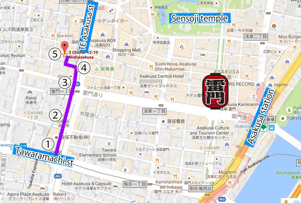 Asakusa Buttobi Tokyo Eksteriør billede
